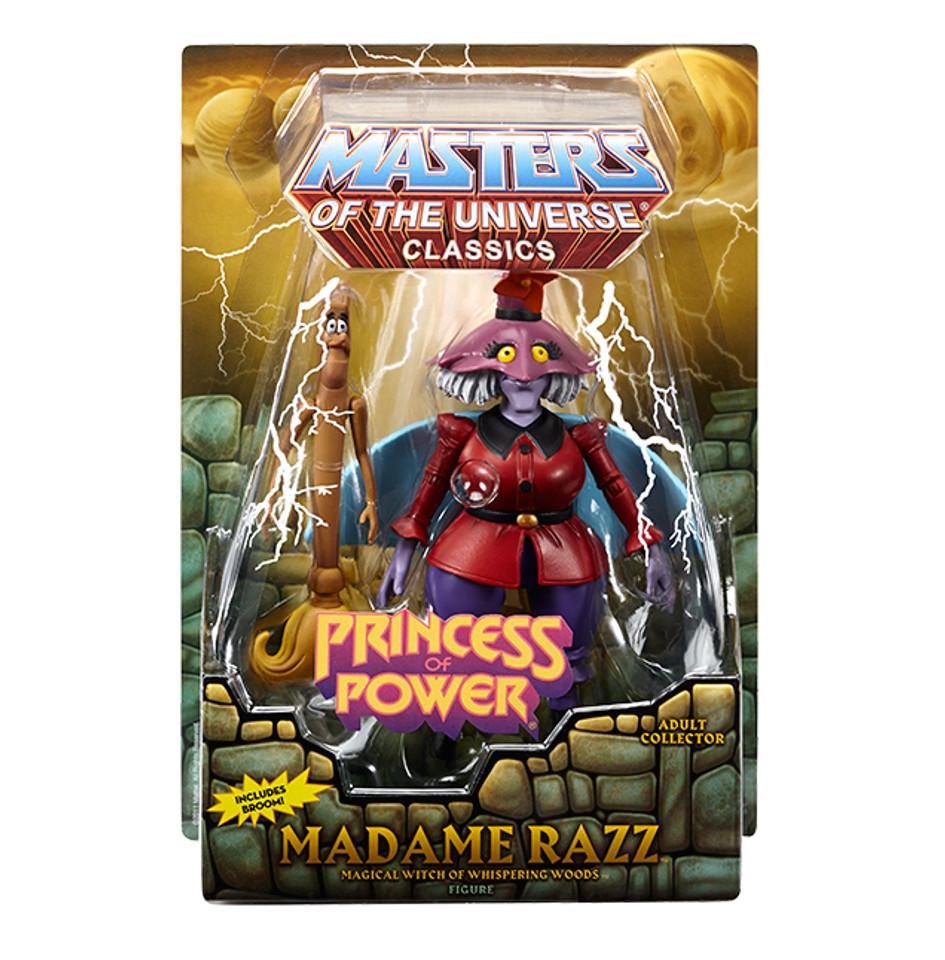 Masters Of The Universe Classics Madame Razz & Broom Figure