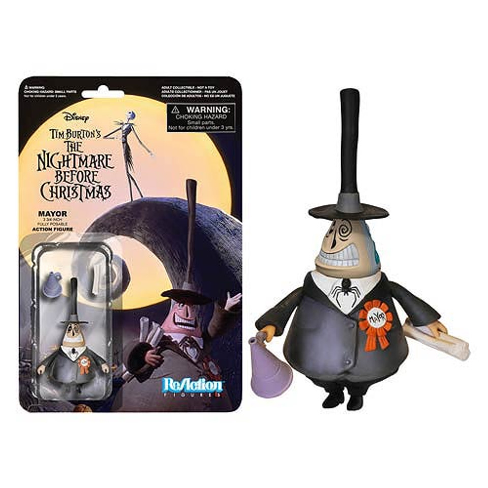 The Nightmare Before Christmas Mayor ReAction 3 3/4-Inch Retro Figure