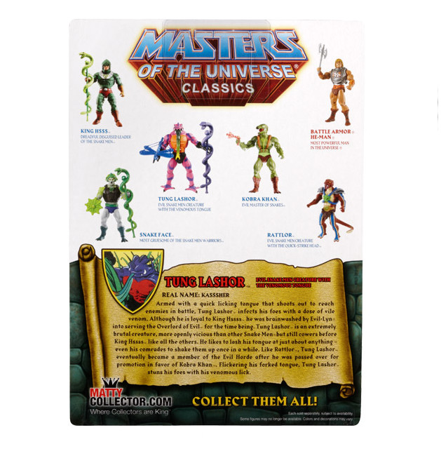 Masters Of The Universe Classics Tung Lashor Figure
