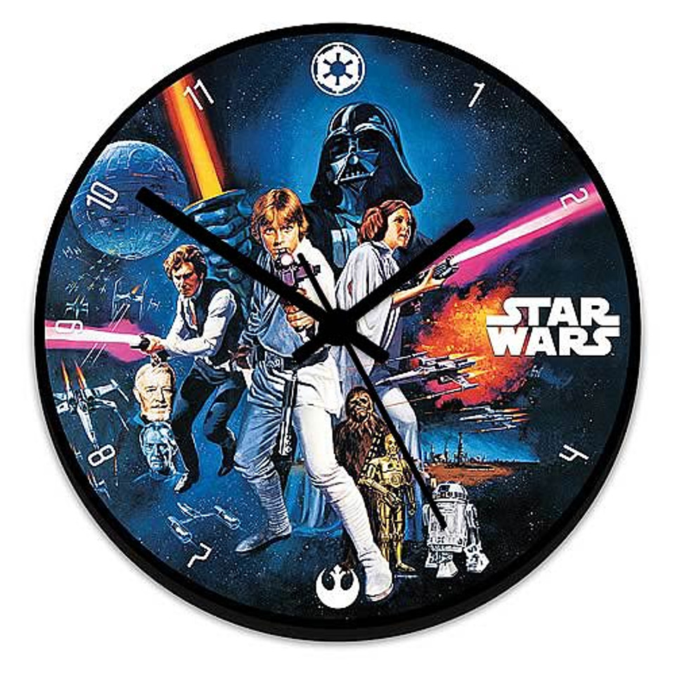 Star Wars Wood Wall Clock