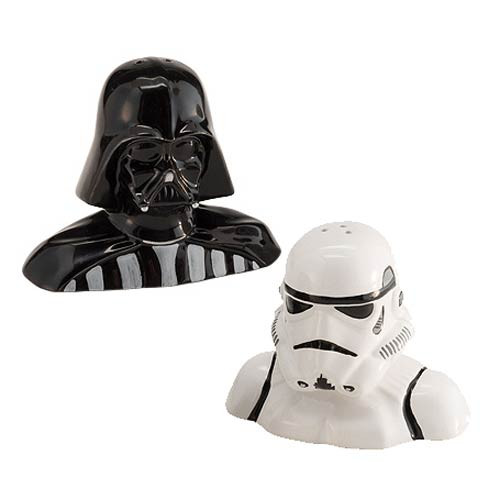 Star Wars Darth Vader and Stormtrooper Salt and Pepper Shaker Set