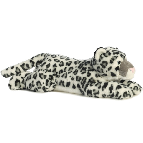 Snow Leopard Super Flopsie 26-Inch Plush