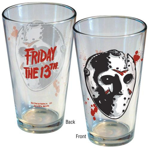 Friday the 13th Jason Hockey Mask Pint