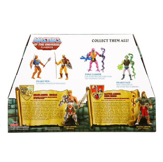 MOTU Snake Armor He-Man & Battle Armor King Hsss Figures