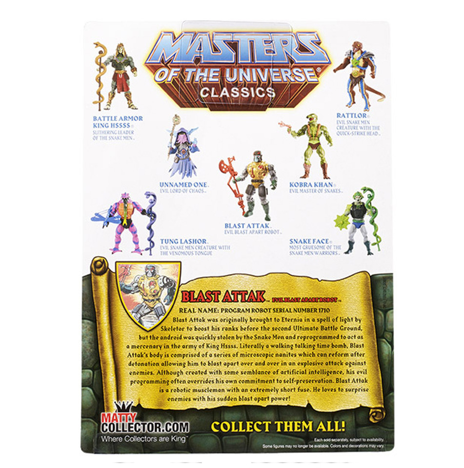 Masters Of The Universe Classics Blast Attack Figure