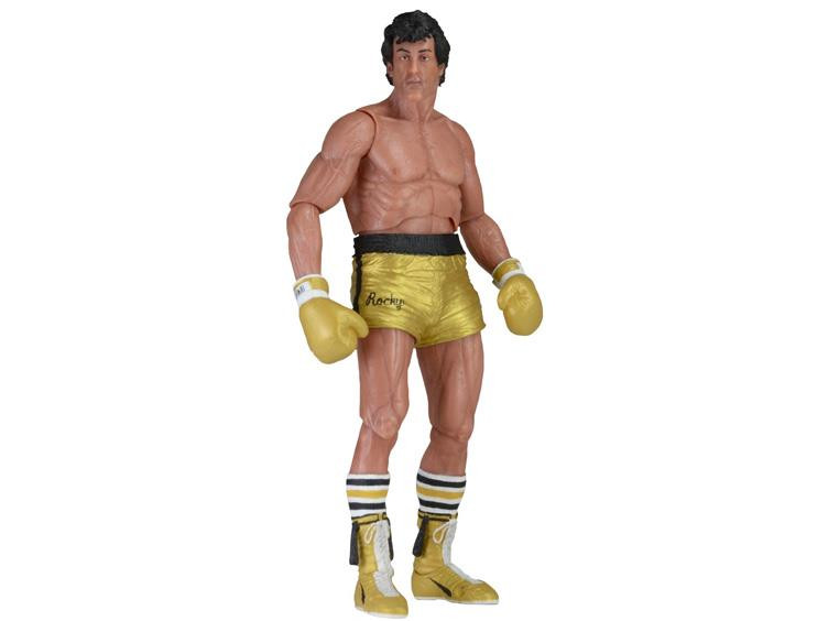 Rocky 40th Anniversary 7-Inch Series 1 Rocky III Gold Trunks Figure