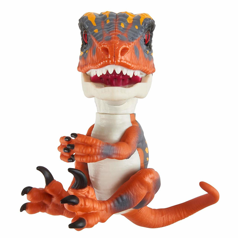 Fingerlings Untamed Dinosaur Blaze the Velociraptor Figure (Orange)