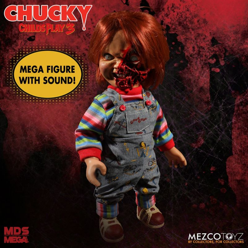 Child's Play Pizza Face Chucky Talking Mega-Scale 15-Inch Doll