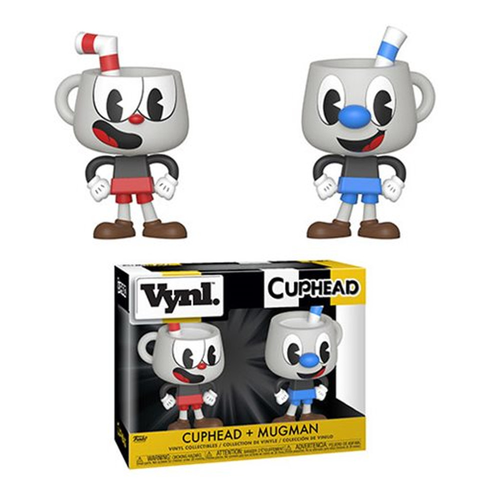 Cuphead and Mugman Vynl. Figure 2-Pack