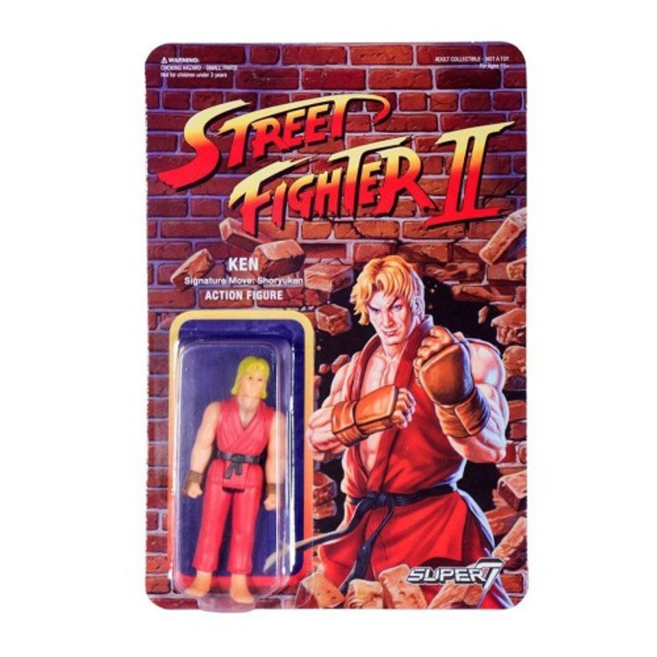 Street Fighter II Ken ReAction Figure