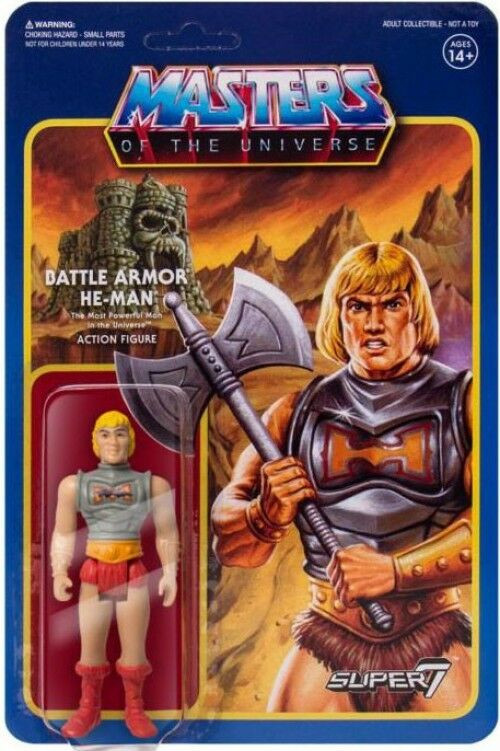 Master Of The Universe Battle Armor He-Man ReAction Figure