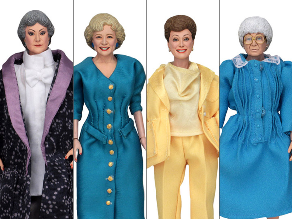 Golden Girls Clothed 8-Inch Action Figure Set