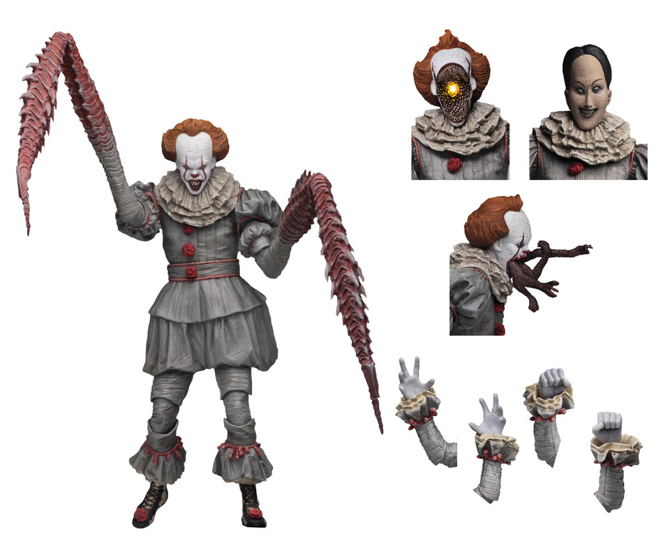 IT 2017 Movie Dancing Clown Pennywise Ultimate 7-Inch Scale Action Figure