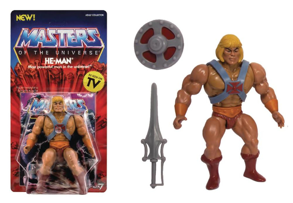 Masters of the Universe Vintage He-Man 5 1/2-Inch Action Figure