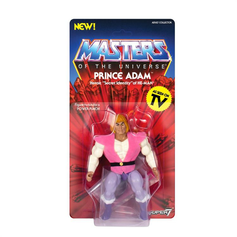 Masters of the Universe Vintage Prince Adam 5 1/2-Inch Action Figure