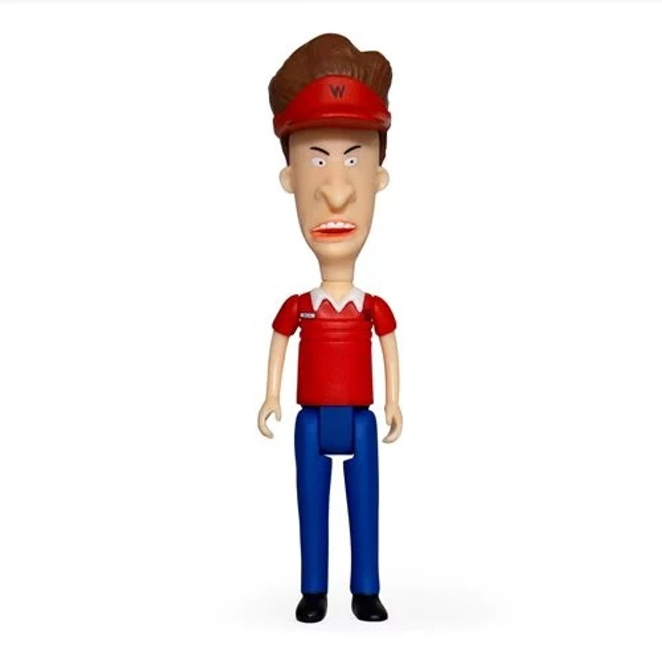 Beavis & Butt-Head Burger World Butt-Head 3 3/4-Inch ReAction Figure
