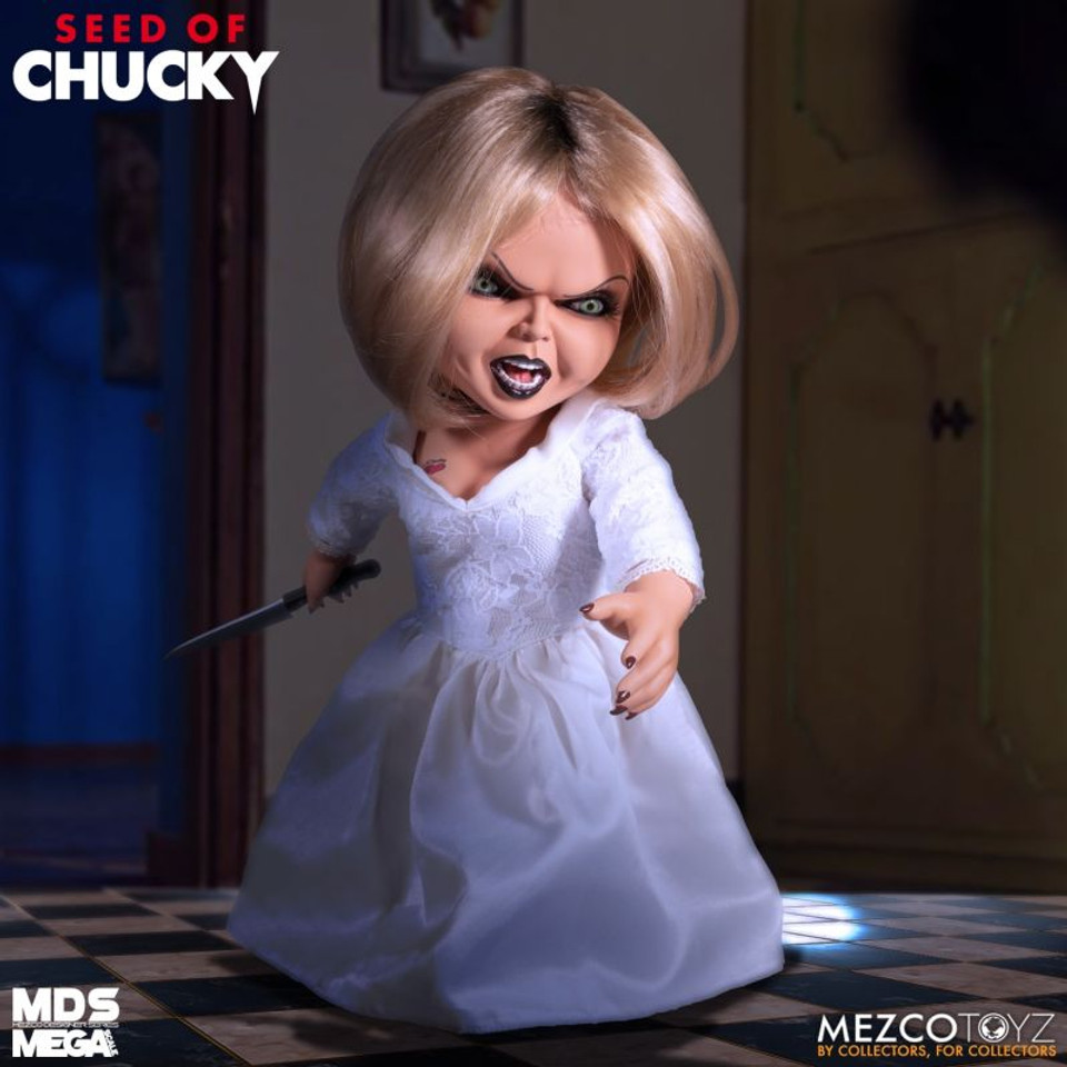 Mezco Toyz Child's Play Seed of Chucky Tiffany Mega-Scale with Sound 15-Inch Doll