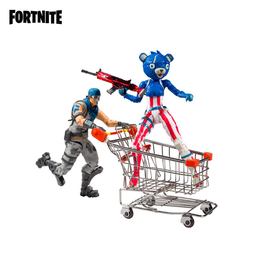 Fortnite Shopping Cart Pack #1 Action Figure Bundle 2-Pack