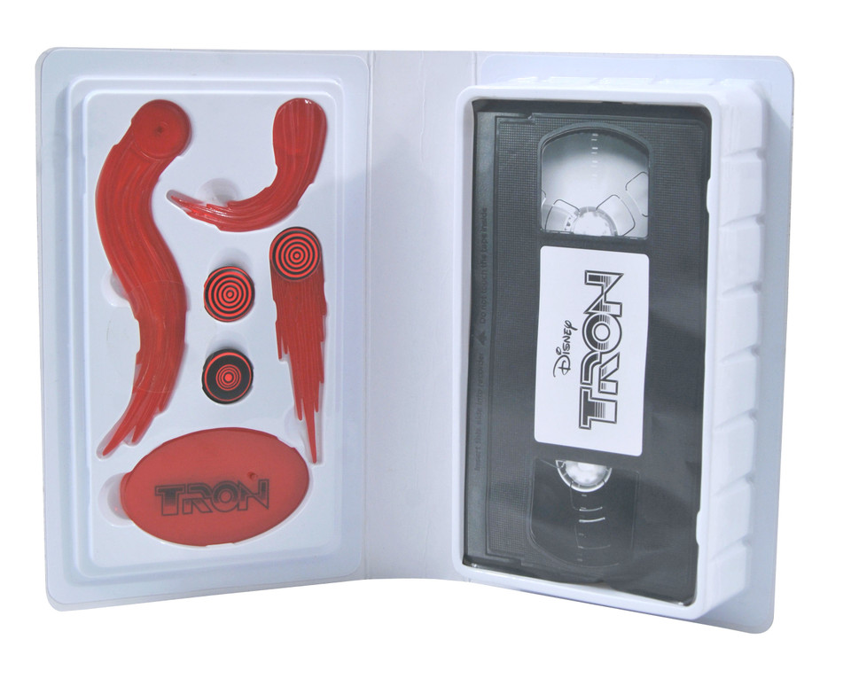 Tron VHS Action Figure Box Set - San Diego 2020 Comic-Con Previews Exclusive