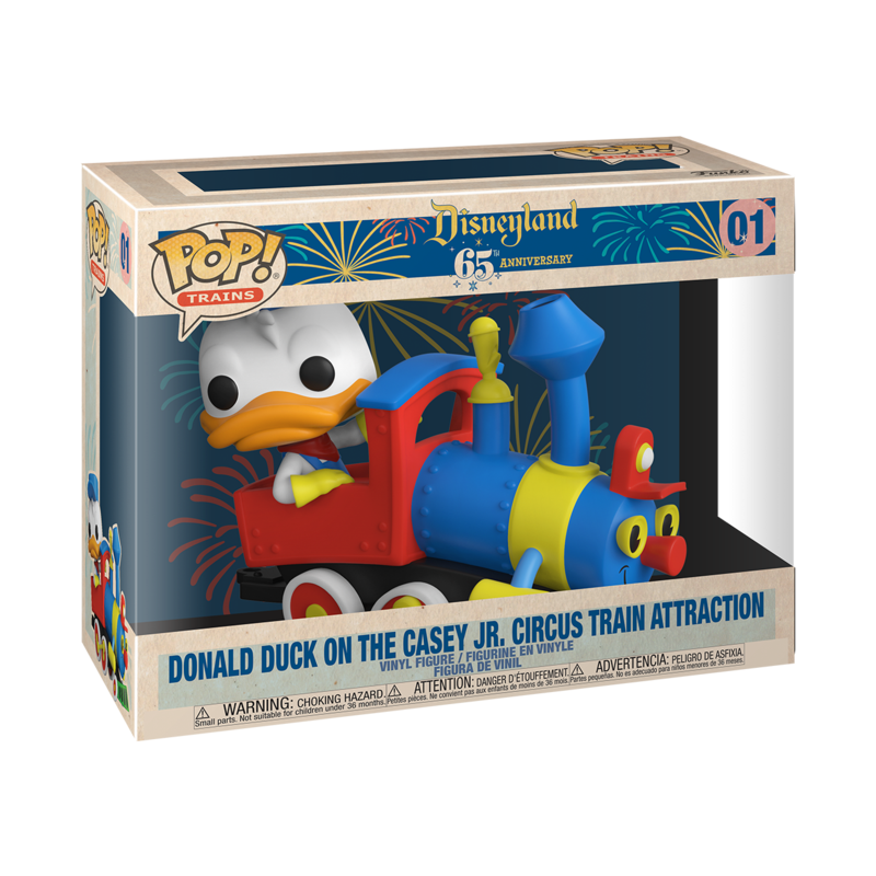 Funko Pop! Disney 65th Donald Duck On The Casey Jr. Circus Train Attraction