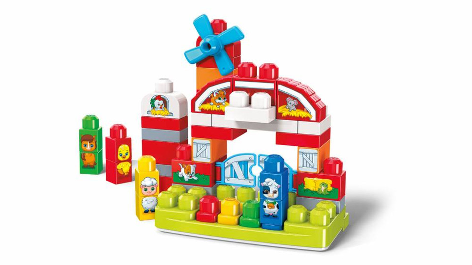 Mega Bloks First Builders Musical Farm with Big Building Blocks