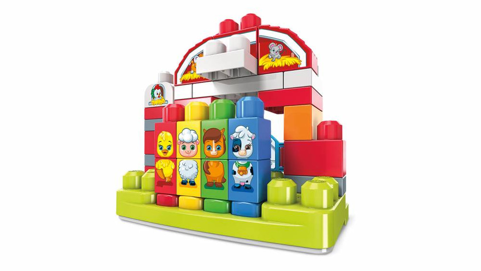 Mega Bloks First Builders Musical Farm with Big Building Blocks