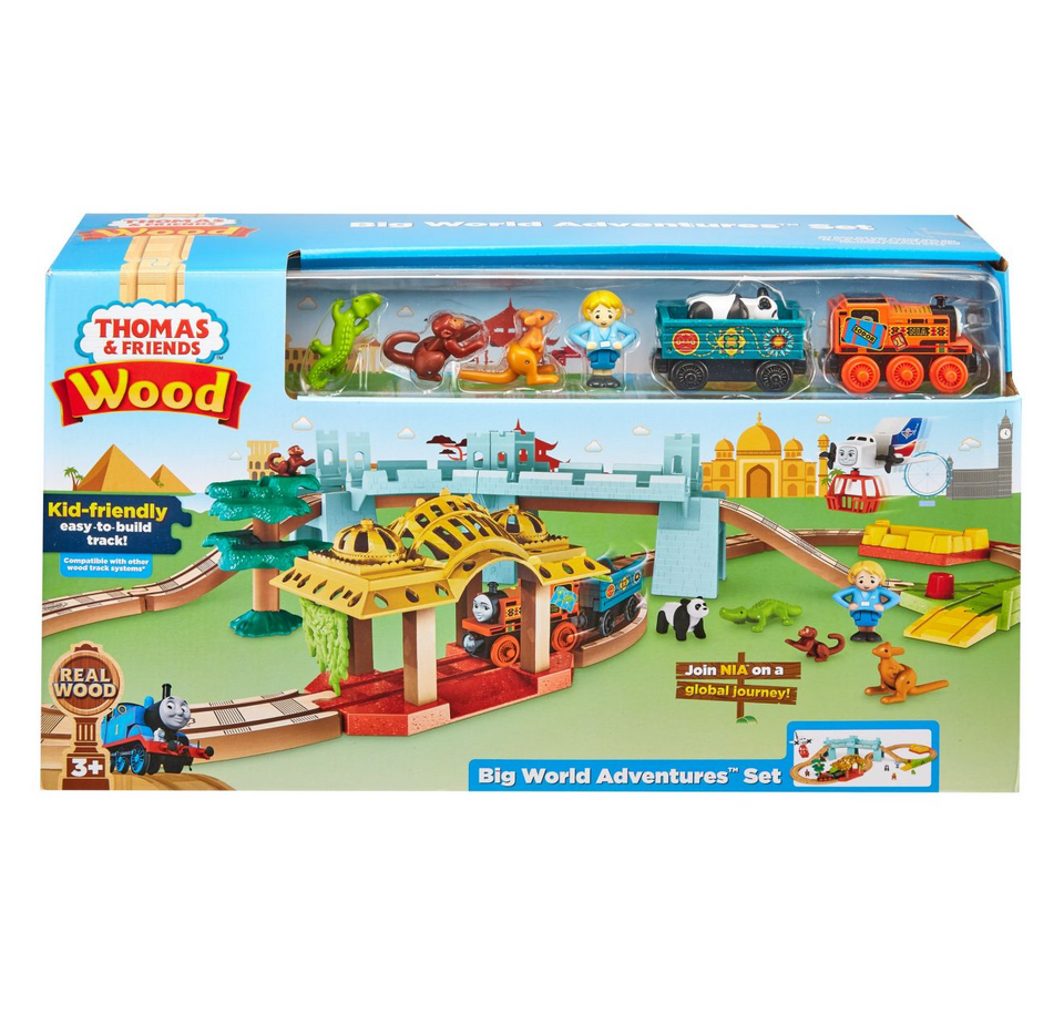 Thomas & Friends Wood Big World Adventures Set