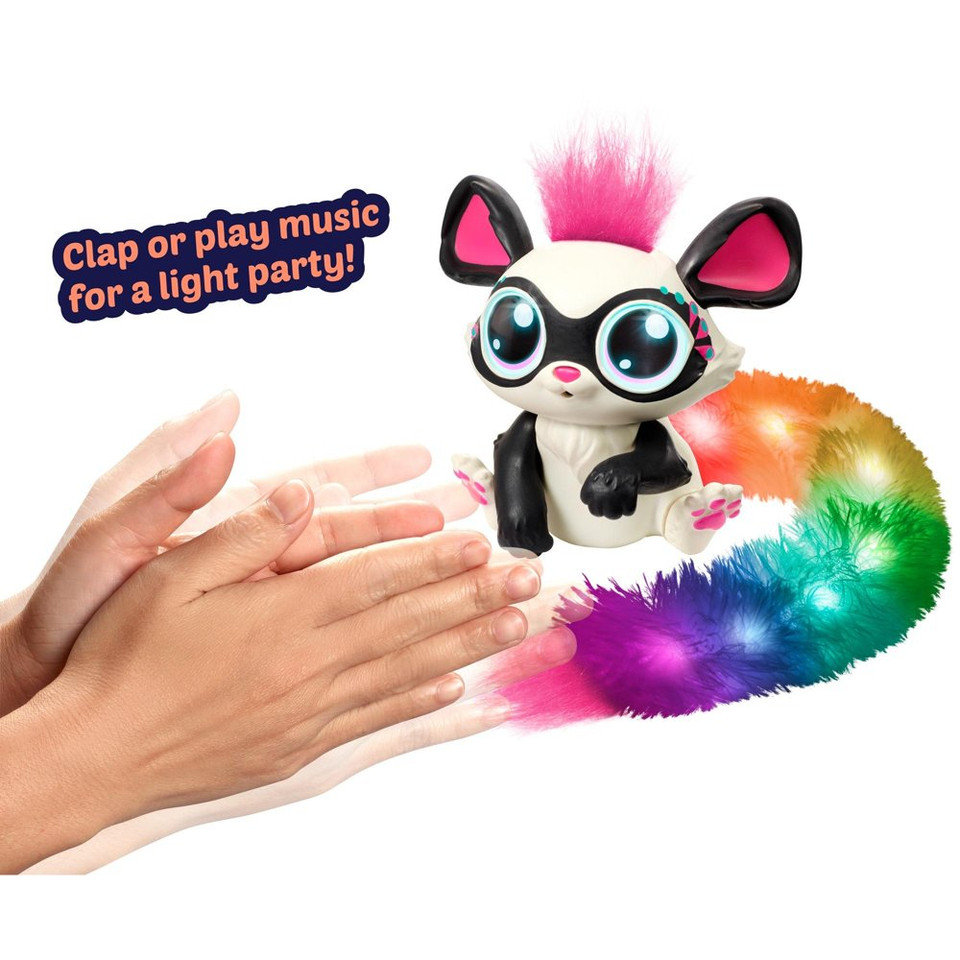 Lil' Gleemerz Glowzer Furry Friend, Light Up Interactive Talking Toy