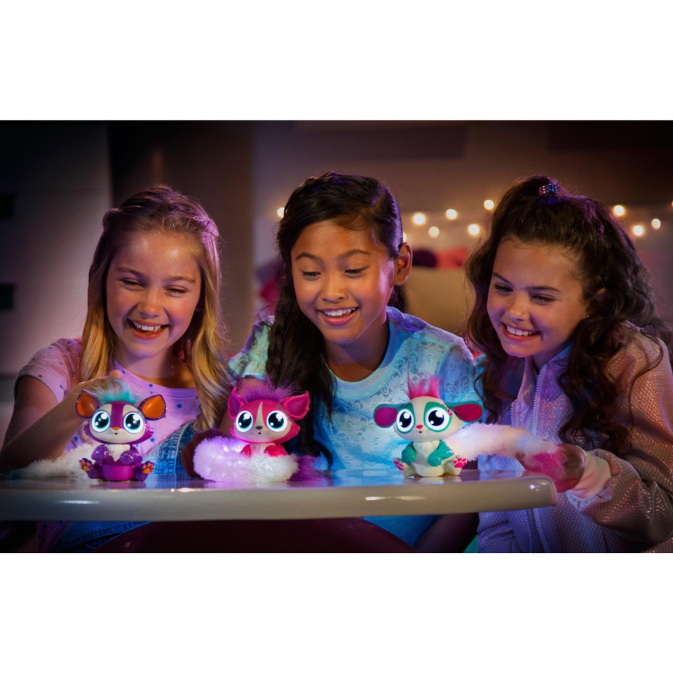 Lil' Gleemerz Amiglow Furry Friend, Light Up Interactive Talking Toy