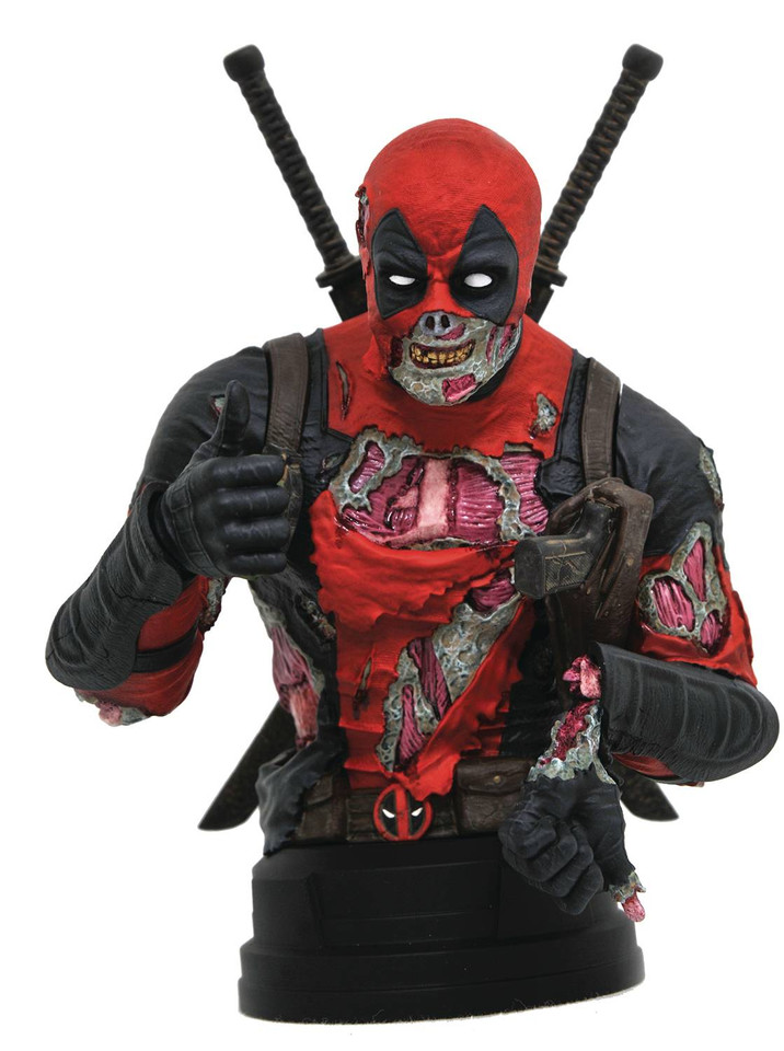 Marvel Deadpool Zombie 1:6 Scale Mini-Bust - San Diego Comic-Con 2020 Previews Exclusive