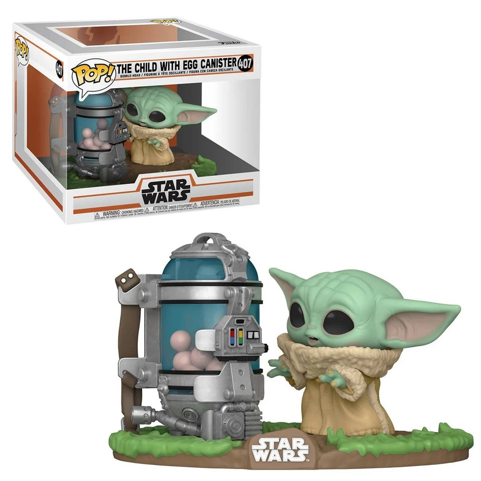 Funko Star Wars: The Mandalorian The Child with Egg Canister Deluxe Pop Vinyl Figure