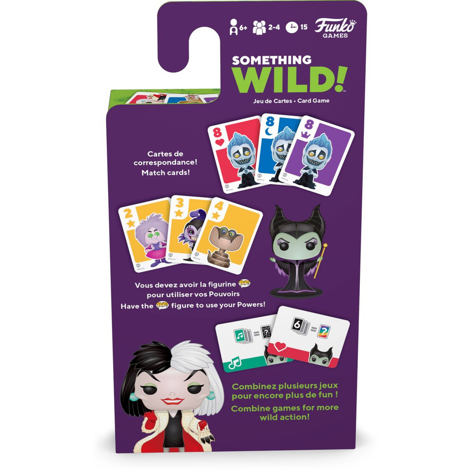 Funko Disney Villains Something Wild Pop! Card Game - English / French Edition Funko Disney Villains Something Wild Pop! Card Game - English / French Edition