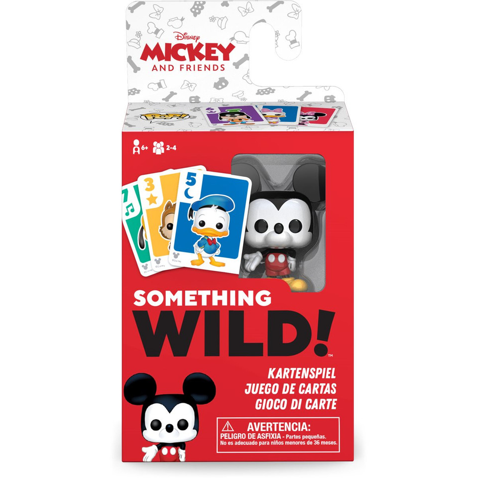 Funko Mickey and Friends Something Wild Pop! Card Game - Deutsch / Espanol / Italiano Edition
