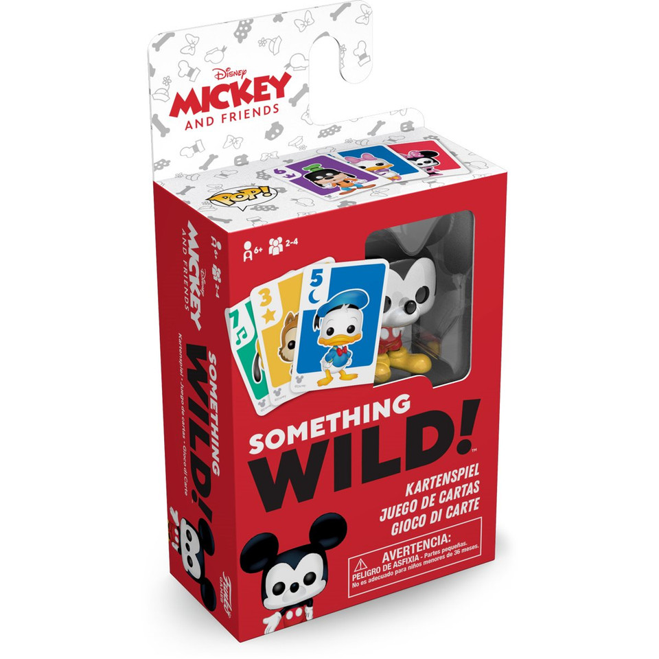 Funko Mickey and Friends Something Wild Pop! Card Game - Deutsch / Espanol / Italiano Edition