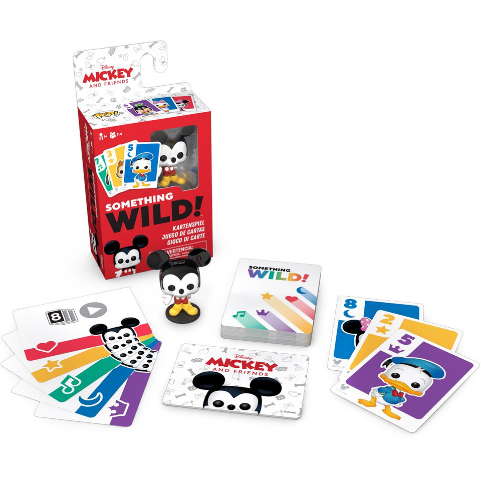 Funko Mickey and Friends Something Wild Pop! Card Game - Deutsch / Espanol / Italiano Edition