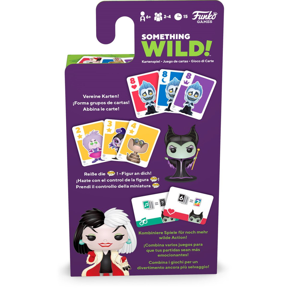 Funko Disney Villains Something Wild Pop! Card Game - Deutsch / Espanol / Italiano Edition