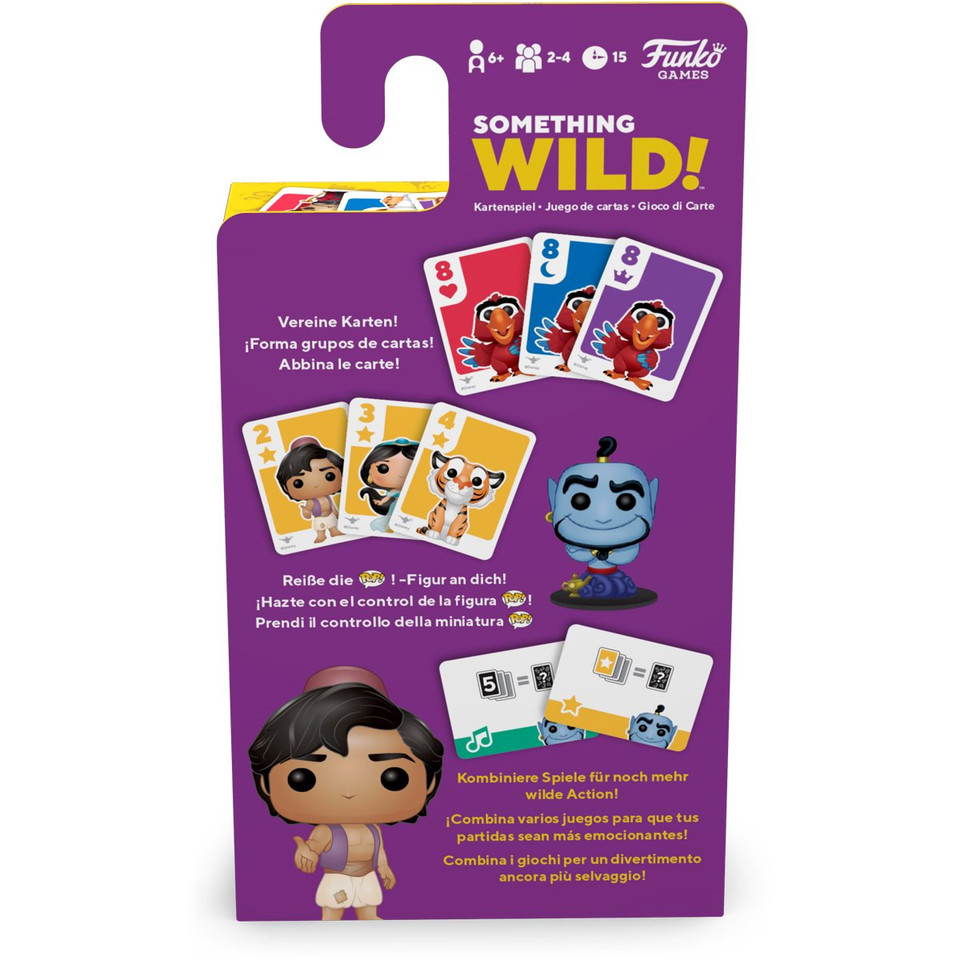 Funko Aladdin Something Wild Pop! Card Game - Deutsch / Espanol / Italiano Edition