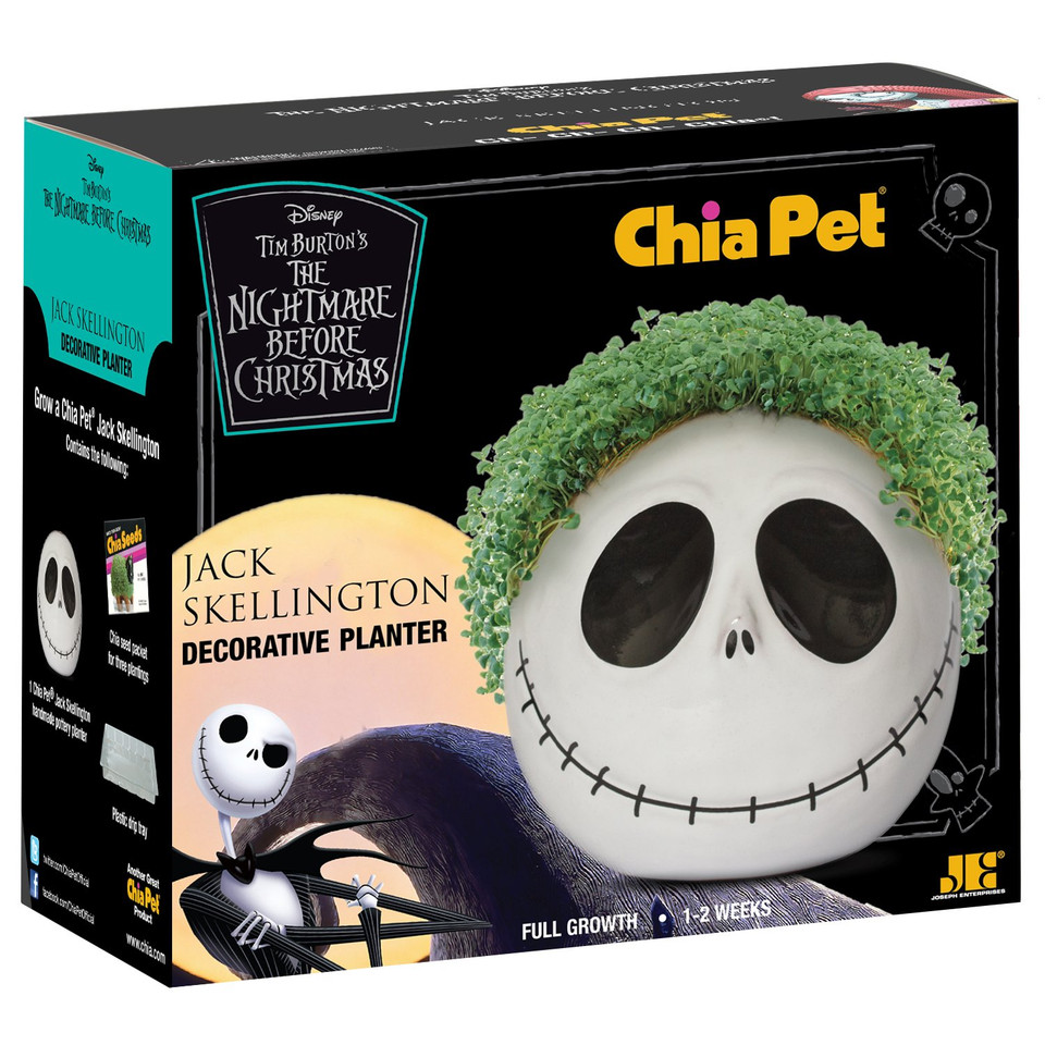 NECA Nightmare Before Christmas Jack Skellington Chia Pet NECA Nightmare Before Christmas Jack Skellington Chia Pet