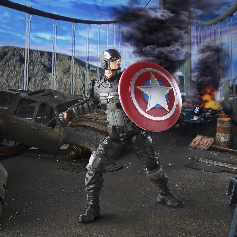 Hasbro Marvel Legends Series Gamerverse 6-inch Collectible Stealth Captain America Action Figure