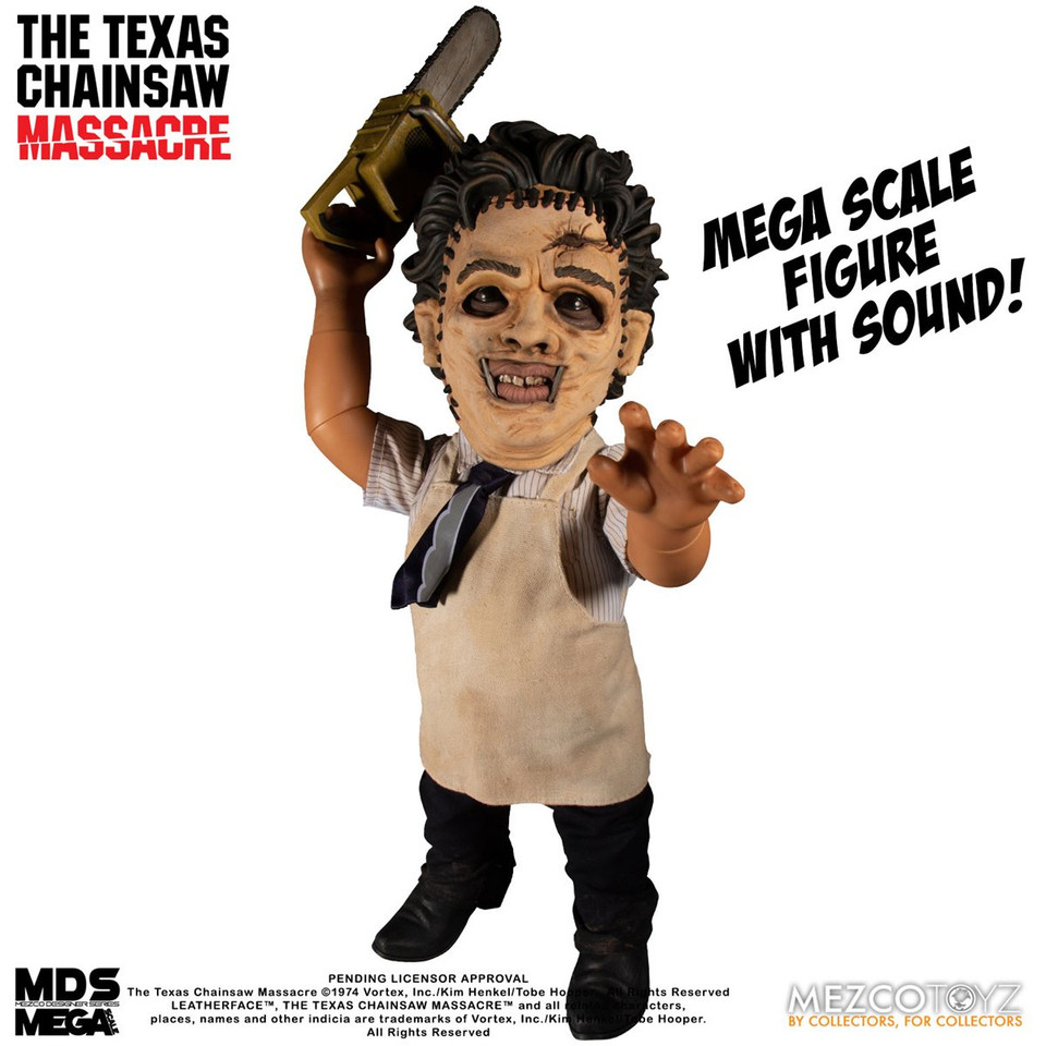 Mezco Toyz The Texas Chainsaw Massacre Leatherface Mega Scale 15-Inch Doll