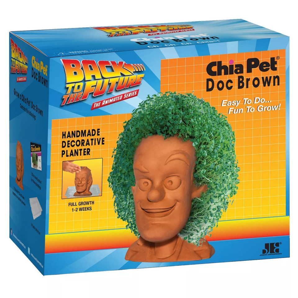 NECA Back to the Future Doc Brown Chia Pet