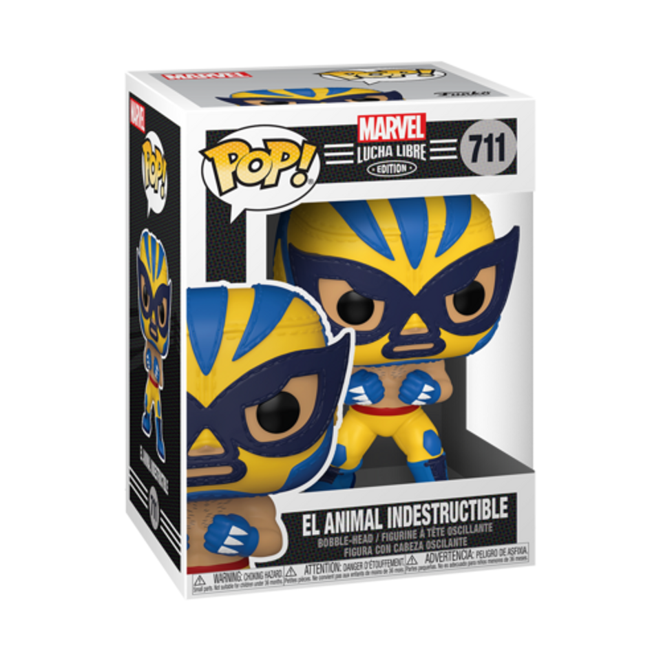 Funko Marvel Lucha Libre Edition El Animal Indestructible Pop! Vinyl Figure
