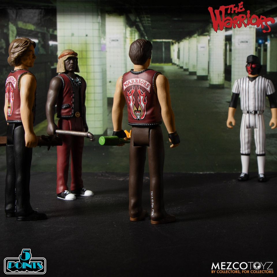 Mezco Toyz The Warriors 5 Points Action Figures Box Set