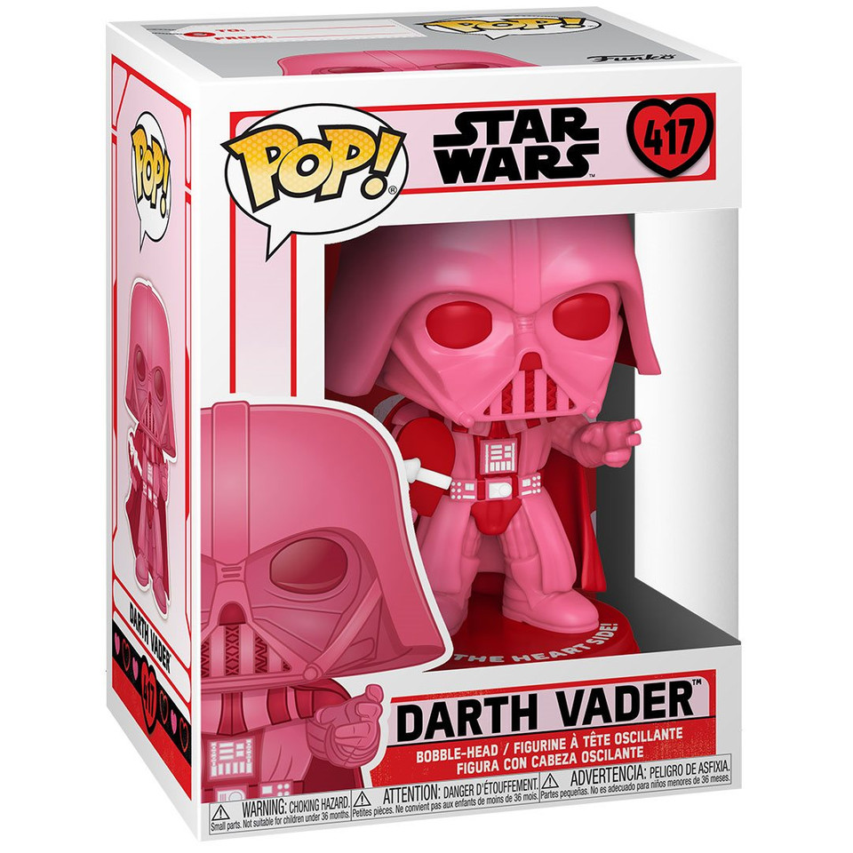 Funko Star Wars Valentines Darth Vader with Heart Pop! Vinyl Figure