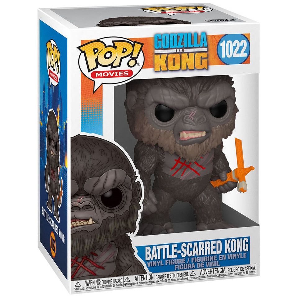Funko Godzilla vs. Kong Battle Scarred Kong Pop! Vinyl Figure