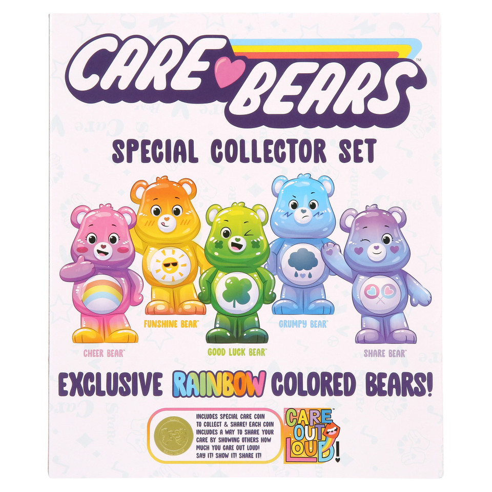 Care Bears Special Collector Set Rainbow Shine 2-Inch Mini Figure 5-Pack Care Bears Special Collector Set Rainbow Shine 2-Inch Mini Figure 5-Pack