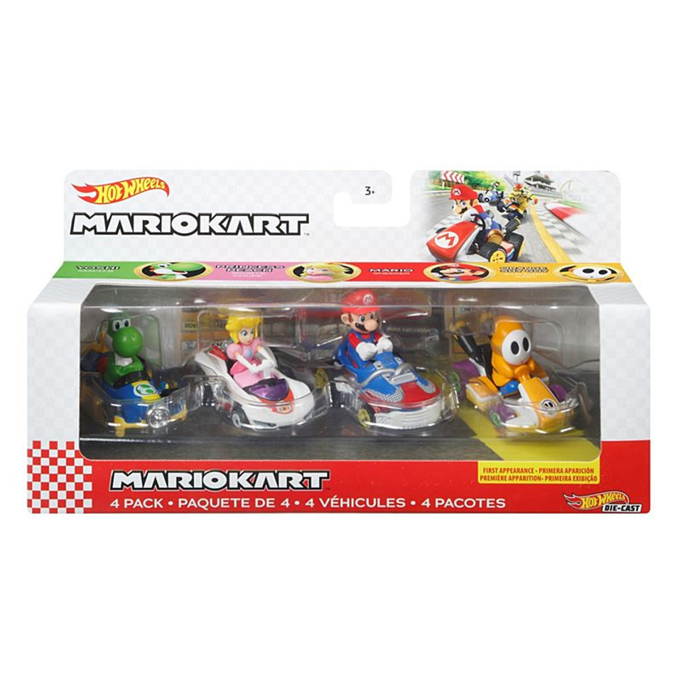 Hot Wheels Mario Kart Vehicle 4-Pack Hot Wheels Mario Kart Vehicle 4-Pack