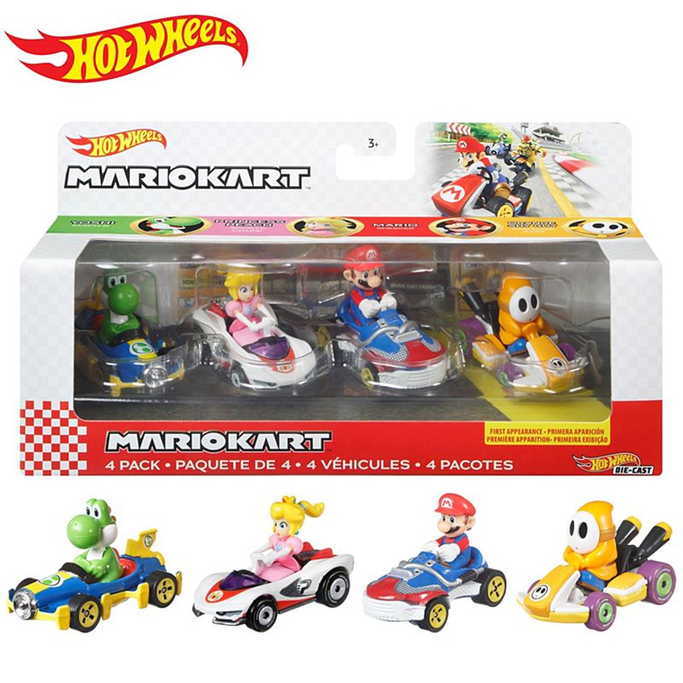 Hot Wheels Mario Kart Vehicle 4-Pack Hot Wheels Mario Kart Vehicle 4-Pack