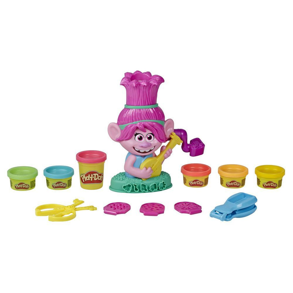 Play-Doh Trolls World Tour Rainbow Hair Poppy Styling Toy