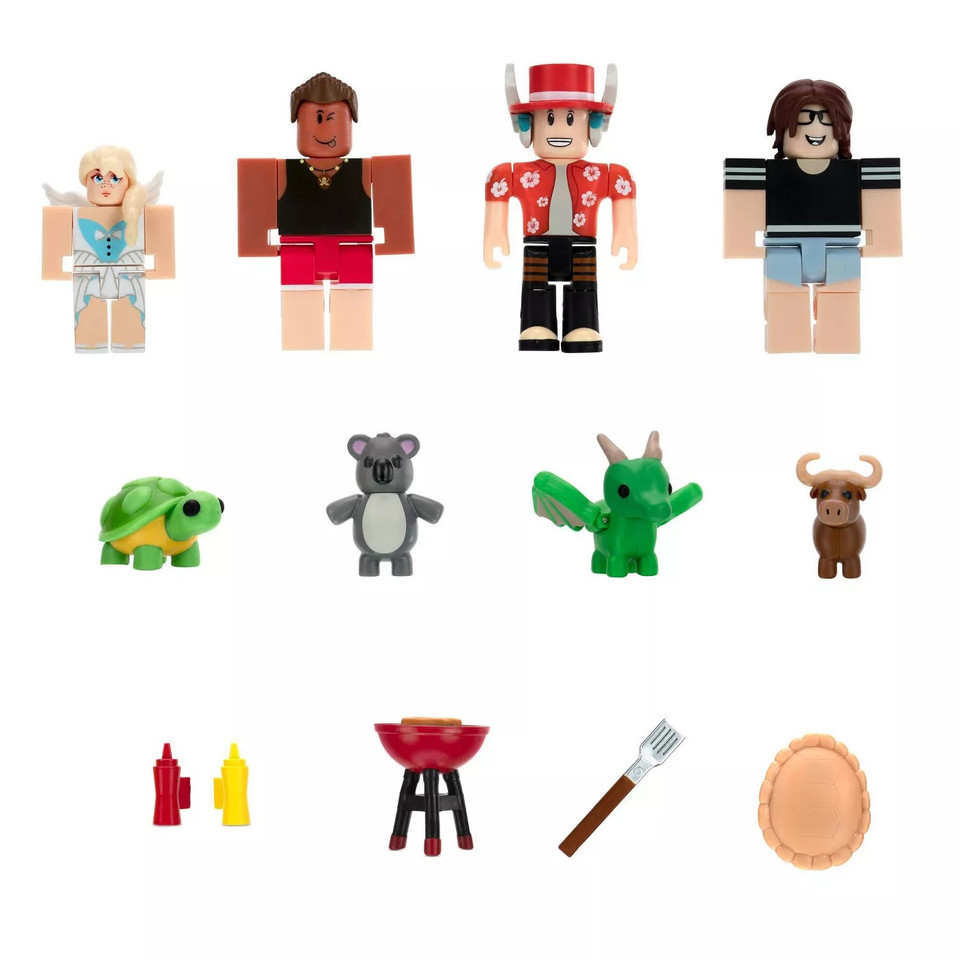 Roblox Adopt Me Backyard BBQ Figure Pack (Includes Exclusive Virtual Item)